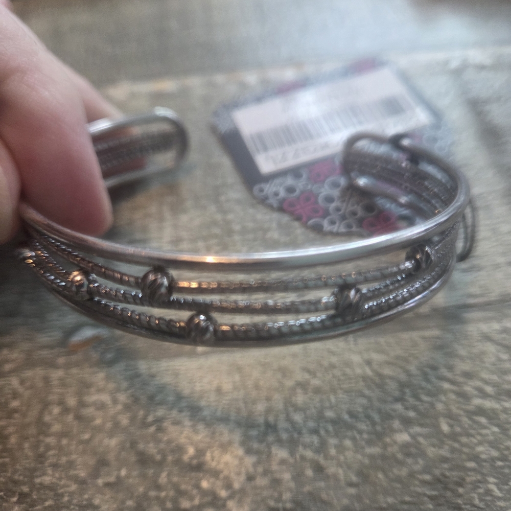 🌹#144 Paparazzi Silver Textured Bracelet
